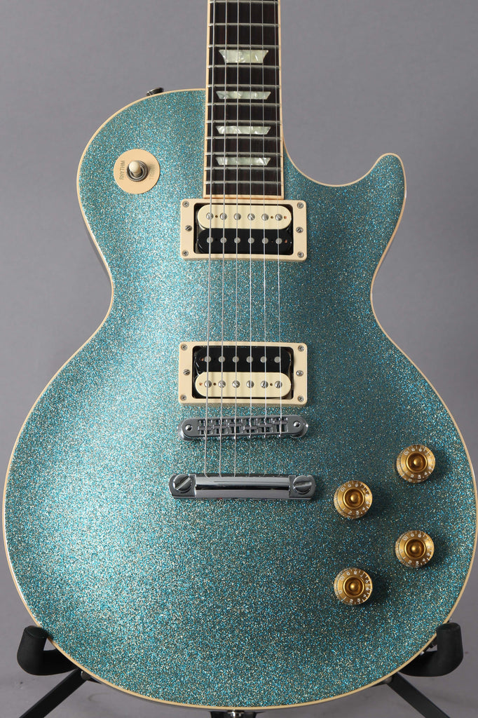 2000 Gibson Limited Edition Millennium Les Paul Blue Frost Metallic Sparkle