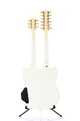 2001 Gibson EDS-1275 SG Double Neck Electric Guitar Alpine White