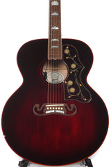 2007 Gibson Custom Shop SJ-200 Blood Shot Oxblood Acoustic Electric Guitar
