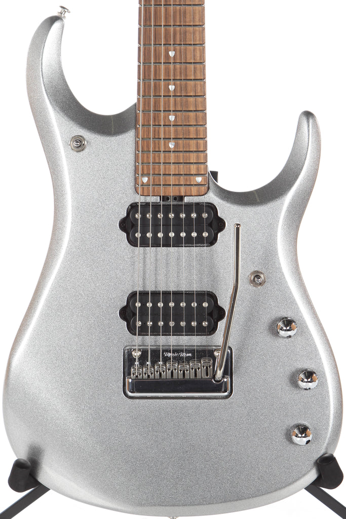 2014 Ernie Ball Music Man Family Reserve John Petrucci BFR 7 String JP13 Platinum Silver -SUPER CLEAN-