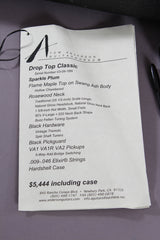 2016 Tom Anderson Drop Top Classic Hollow Sparkle Plum