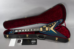 2015 Gibson Custom Shop Flying V Custom Blue Widow
