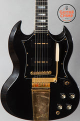2018 Gibson Custom Shop SG Custom P-90 w/Maestro VOS Lamp Black