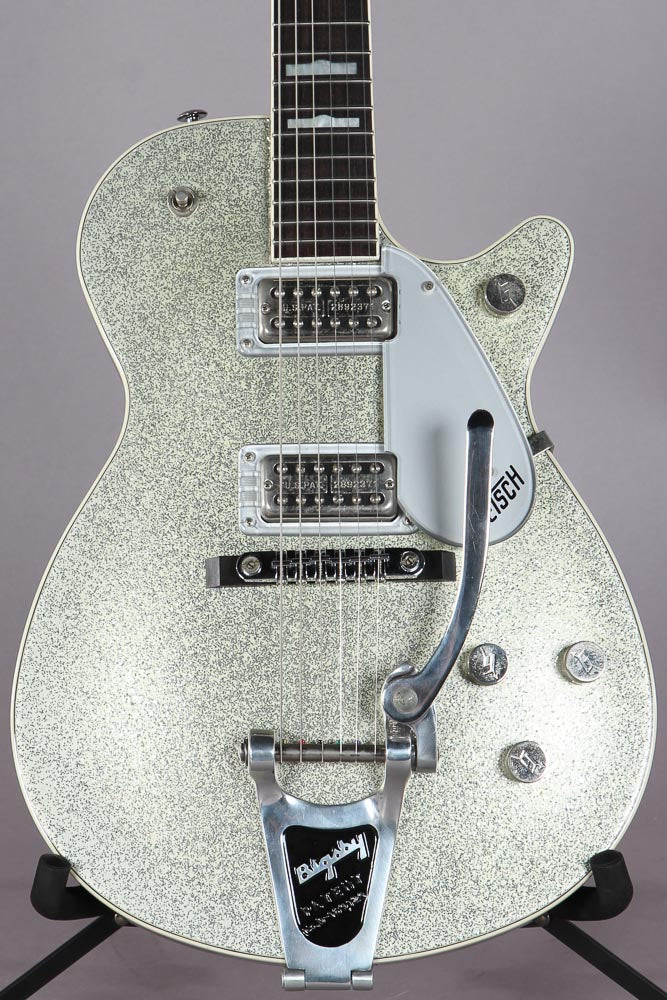 2000 Gretsch 6128 Duo Jet Silver Sparkle