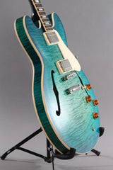 2018 Gibson Memphis ES-335 Figured Aquamarine ~Video Of Guitar~