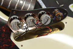 2004 Fender '62 Reissue Jazz Bass CIJ JB62-75US Japan Vintage White ~USA Pickups~