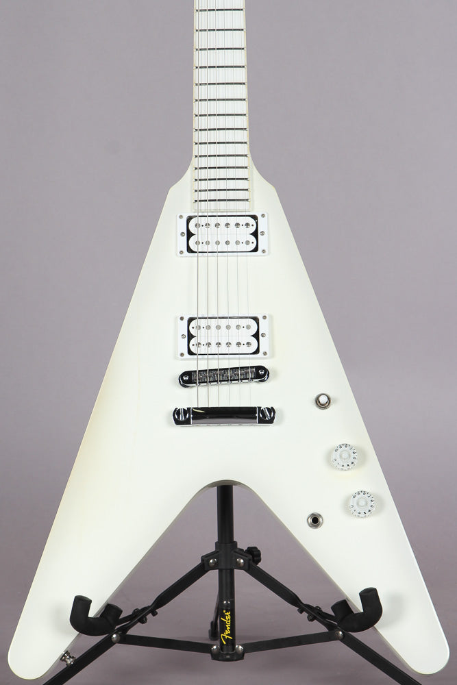 2013 Gibson Flying V Brendan Small Metalocalypse White Snow Falcon