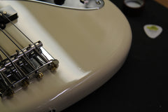 2004 Fender '62 Reissue Jazz Bass CIJ JB62-75US Japan Vintage White ~USA Pickups~