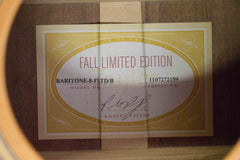 2012 Taylor Baritone 8 FLTD/B Fall Limited Acoustic Electric Guitar