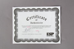 1999 ESP Custom Guitars KH-4 Kirk Hammett Signature Neck Thru Electric Guitar