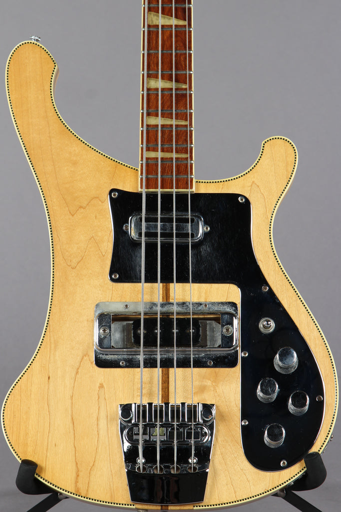1973 Rickenbacker 4001 Bass Guitar Mapleglo -CHECKERBOARD BINDING-