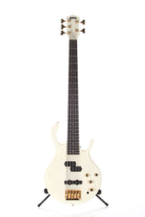 1990 Pedulla MVP-5 5 String Bass Guitar White Neck Thru