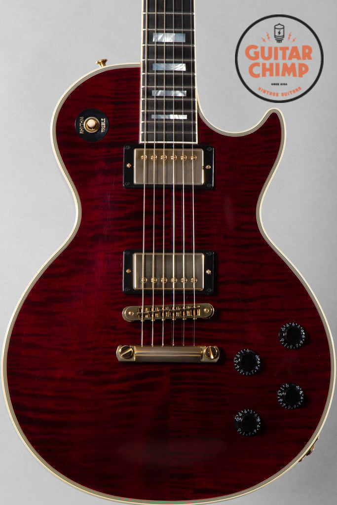 2012 Gibson Custom Shop Les Paul Custom Figured Wine Red