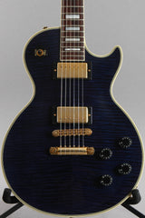 2012 Gibson Custom Shop Les Paul Custom F AAAA Transparent Blue Flame Top