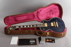 2012 Gibson Custom Shop Les Paul Custom F AAAA Transparent Blue Flame Top