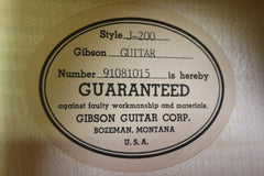 1991 Gibson J-200 Acoustic Guitar