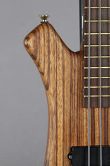 2003 Warwick Buzzard BO Zebrawood 4 String Bass Guitar