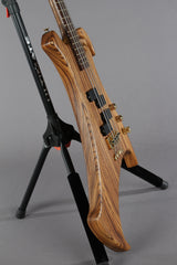 2003 Warwick Buzzard BO Zebrawood 4 String Bass Guitar