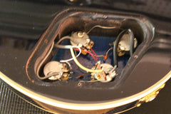 2012 Gibson Custom Shop Les Paul Custom F AAAA Transparent Blue Flame Top