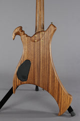 2003 Warwick Buzzard BO Zebrawood 4 String Bass Guitar