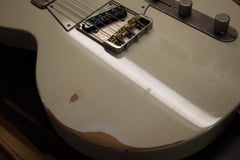 Fano SP6 Standard Electric Guitar Olympic White Medium Distress