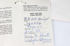 1980 Gibson Mastertone RB-250 Banjo