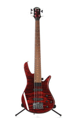 2014 Zon Sonus RT5 5 String Bass in Transparent Red