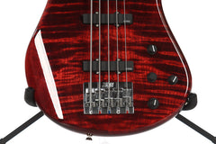 2014 Zon Sonus RT5 5 String Bass in Transparent Red
