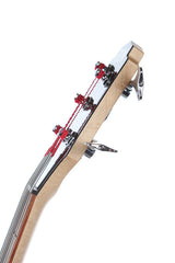 2014 Zon Sonus RT5 5 String Bass in Transparent Red