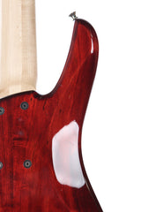 2014 Zon Sonus RT5 5 String Bass in Transparent Red