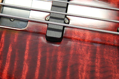 2014 Zon Sonus RT5 5 String Bass in Transparent Red