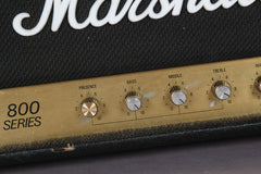 1981 Marshall JCM 800 2204 50 Watt Tube Head -VERTICAL INPUTS & ROAD CASE-