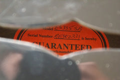 2013 Gibson Memphis ES-335 Bass Black