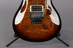 2017 PRS Paul Reed Smith Custom 24 Floyd Rose Black Gold Burst 10 Top