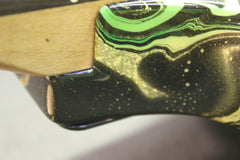 1991 Ibanez JEM 77GMC Green Multi Color Steve Vai Electric Guitar