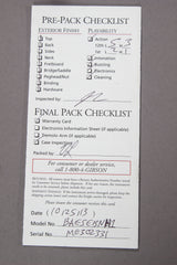 2013 Gibson Memphis ES-335 Bass Black