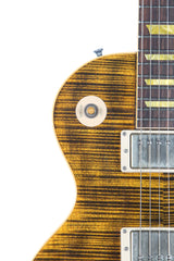 2006 Gibson Custom Shop Joe Perry Signature Boneyard Les Paul with Bigsby Green Tiger