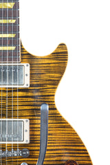 2006 Gibson Custom Shop Joe Perry Signature Boneyard Les Paul with Bigsby Green Tiger