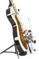 2006 Gibson Custom Shop Joe Perry Signature Boneyard Les Paul with Bigsby Green Tiger