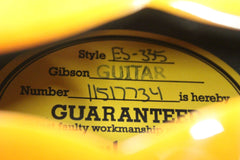 2017 Gibson Memphis Custom ES-335 Studio Ginger Burst