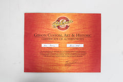 2006 Gibson Custom Shop Joe Perry Signature Boneyard Les Paul with Bigsby Green Tiger