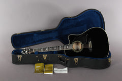 2010 Gibson Dove Performer Acoustic Electric Ebony Black