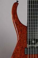 2005 Modulus Quantum Q6 6-String Fret-less Bass Bubinga Top