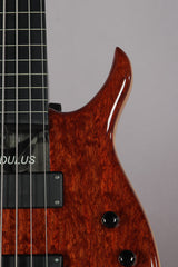 2005 Modulus Quantum Q6 6-String Fret-less Bass Bubinga Top