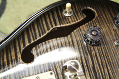 2011 PRS Paul Reed Smith Hollowbody II Charcoal Burst 10-Top ~Piezo Pickup~