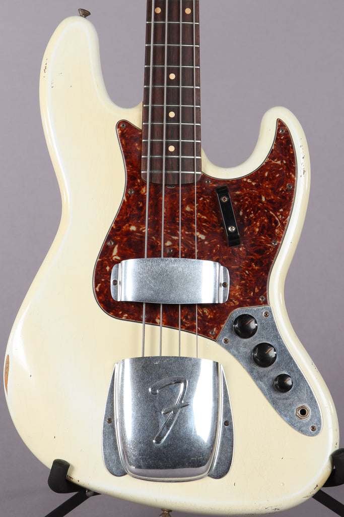 2005 Fender Custom Shop '64 Relic Jazz Bass 1964 Reissue Olympic White