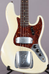 2005 Fender Custom Shop '64 Relic Jazz Bass 1964 Reissue Olympic White