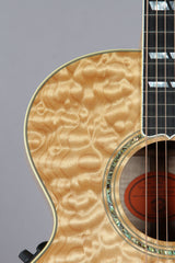 2002 Gibson J-185EC AAAA Natural Quilt Maple Top