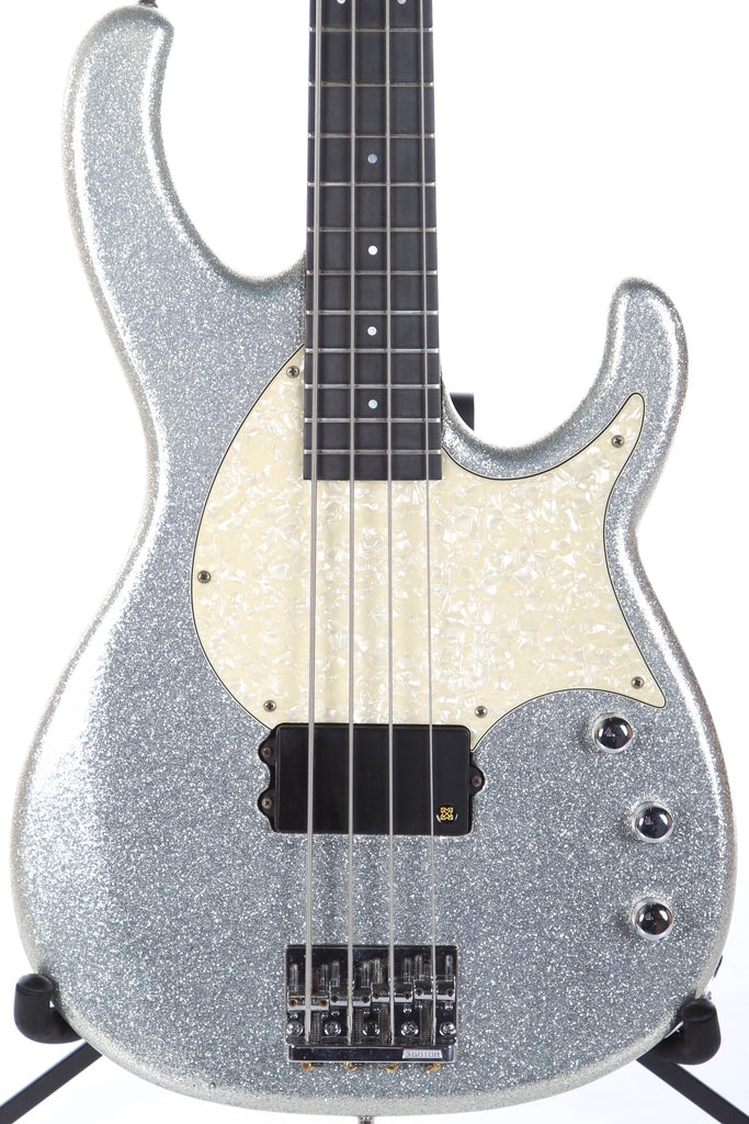 1997 Modulus FB4 Funk Unlimited Flea Bass Silver Sparkle -LANE POOR PICKUP-