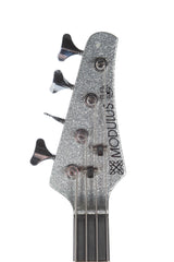 1997 Modulus FB4 Funk Unlimited Flea Bass Silver Sparkle -LANE POOR PICKUP-